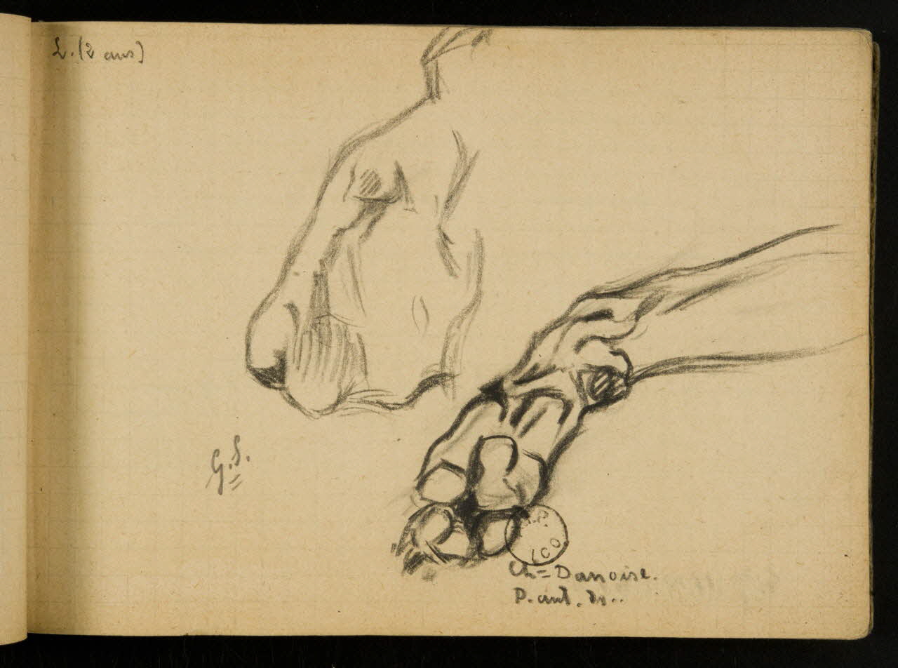 Gustave Soury carnet de dessins carnet de dessins 1903 1967.116.914.8 Photo