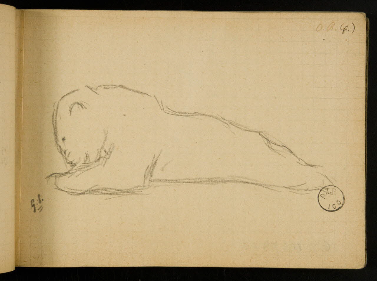 Gustave Soury carnet de dessins carnet de dessins 1903 1967.116.914.9 Photo