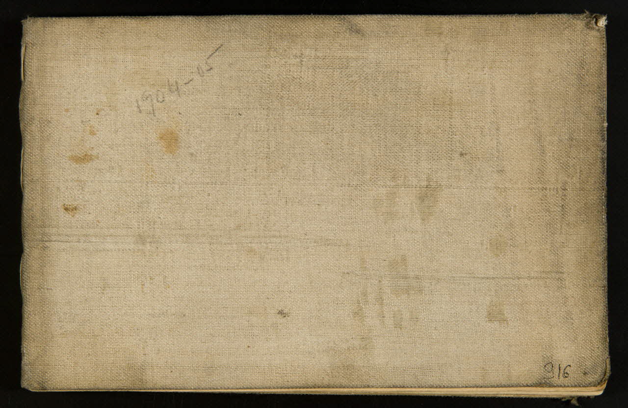 Gustave Soury ensemble (42) Carnet d'études d'animaux 1904 1967.116.916.1/42 Photo