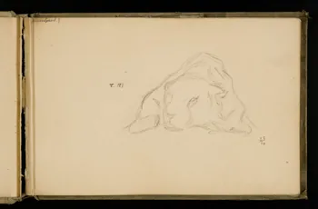 Gustave Soury carnet de dessins Etude de tigre 1906 1967.116.924.5 Photo