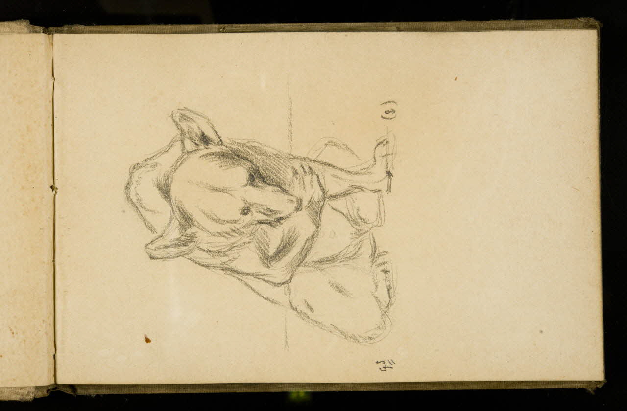 Gustave Soury carnet de dessins Etude d'ours 1907 1967.116.925.10 Photo