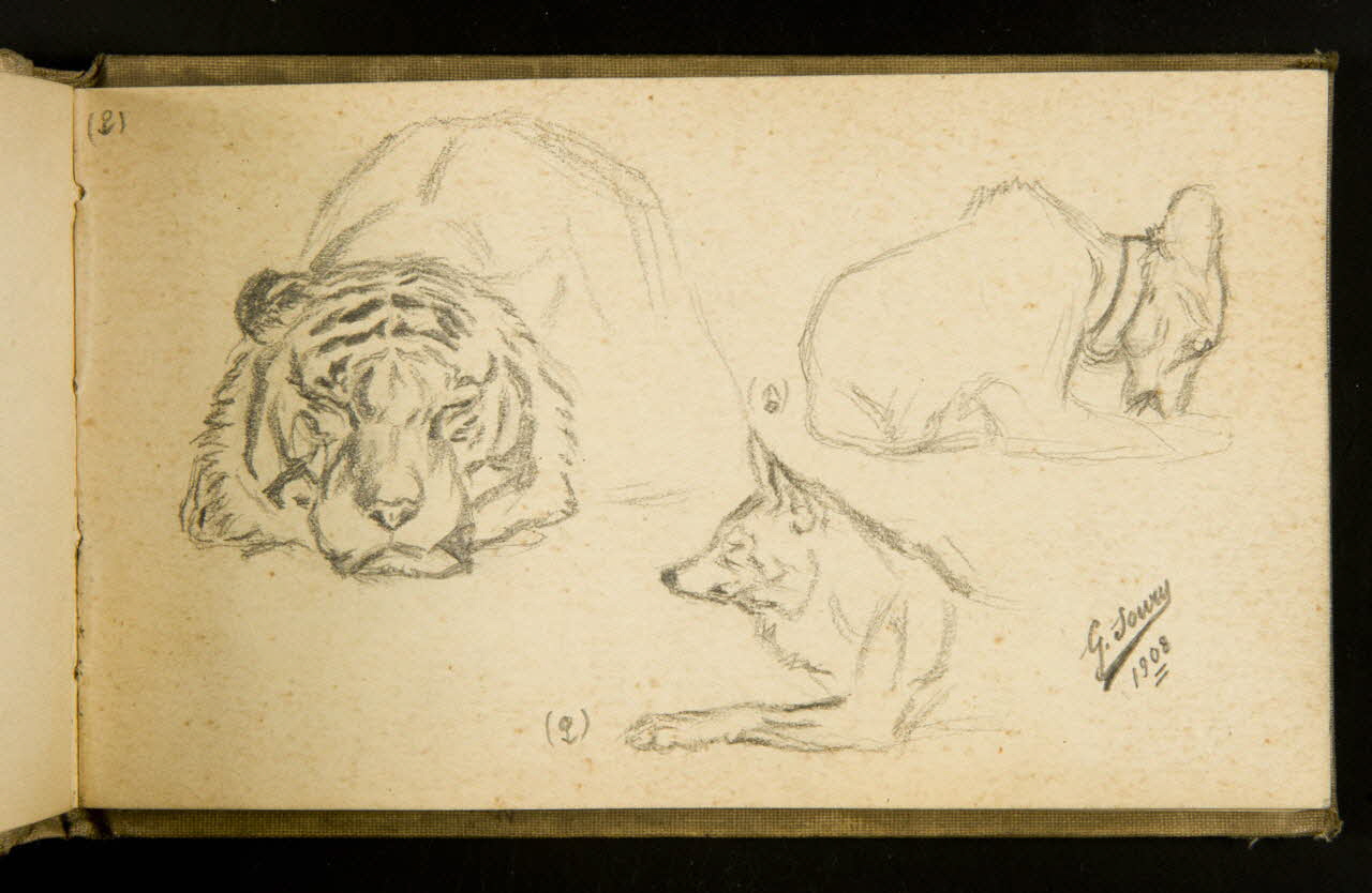 Gustave Soury carnet de dessins carnet de dessins Paris 1908 1967.116.929.12 Photo