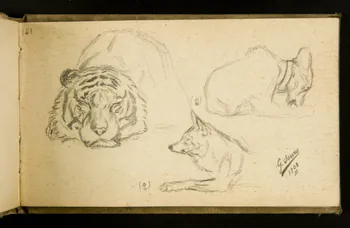 Gustave Soury carnet de dessins carnet de dessins Paris 1908 1967.116.929.12  Photo