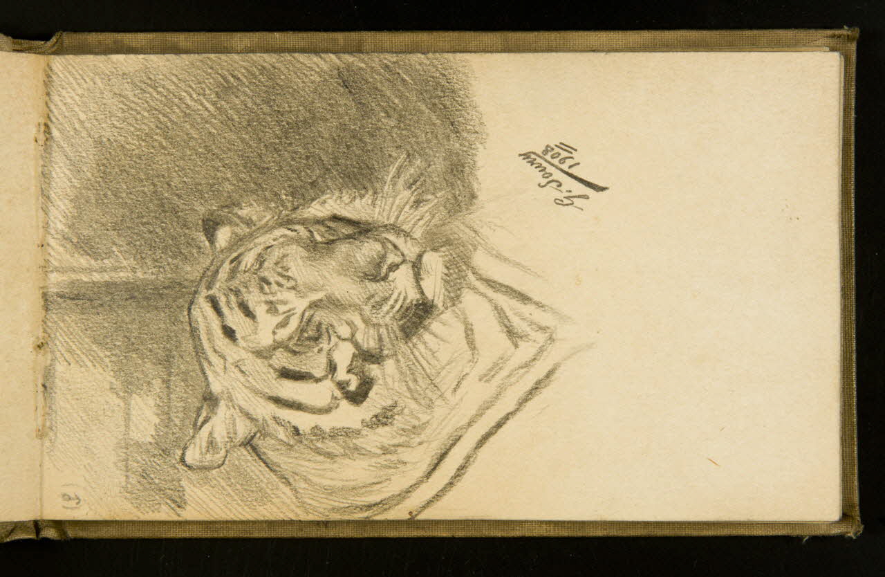 Gustave Soury carnet de dessins carnet de dessins Paris 1908 1967.116.929.15 Photo