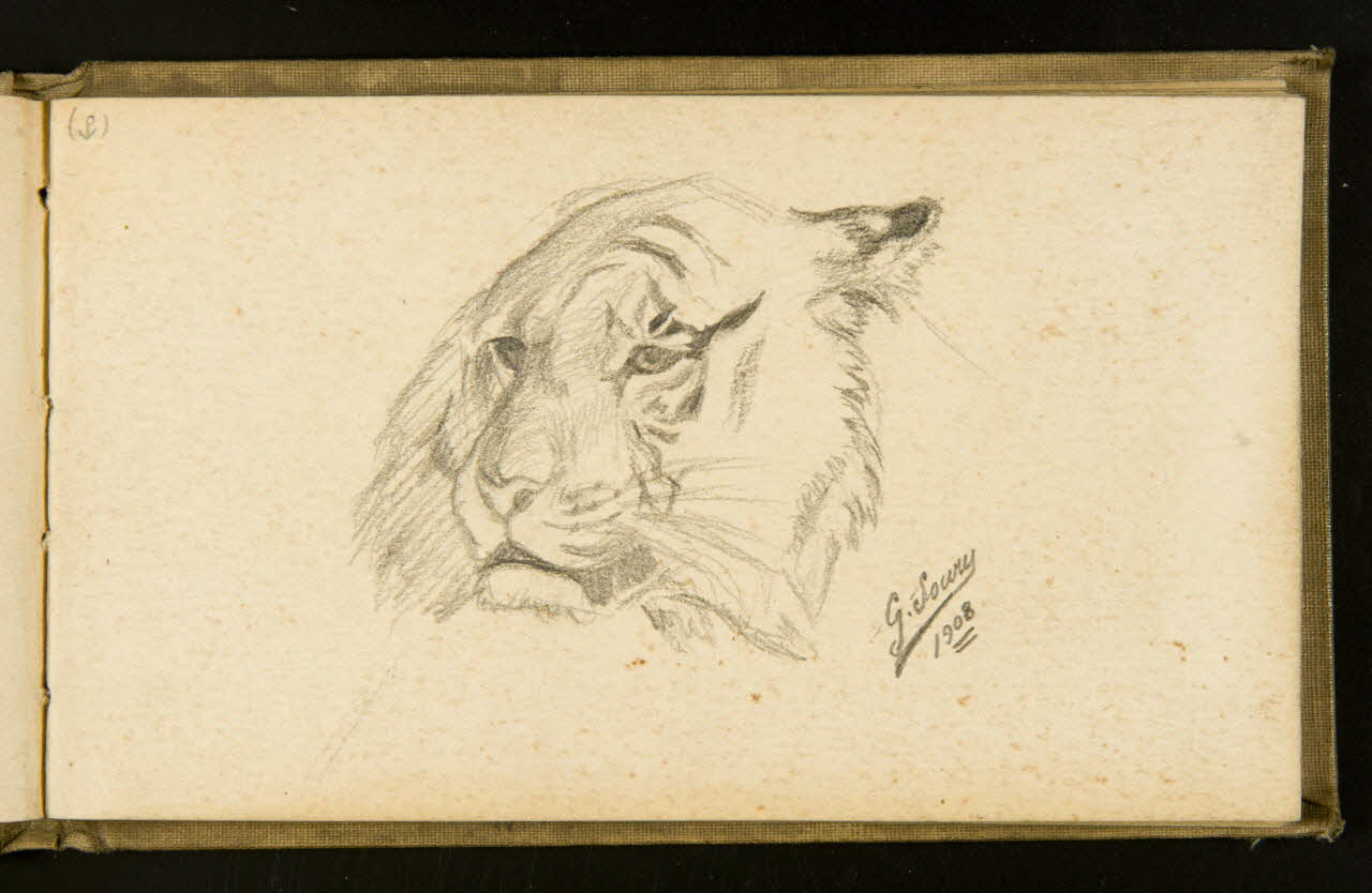 Gustave Soury carnet de dessins carnet de dessins Paris 1908 1967.116.929.20 Photo