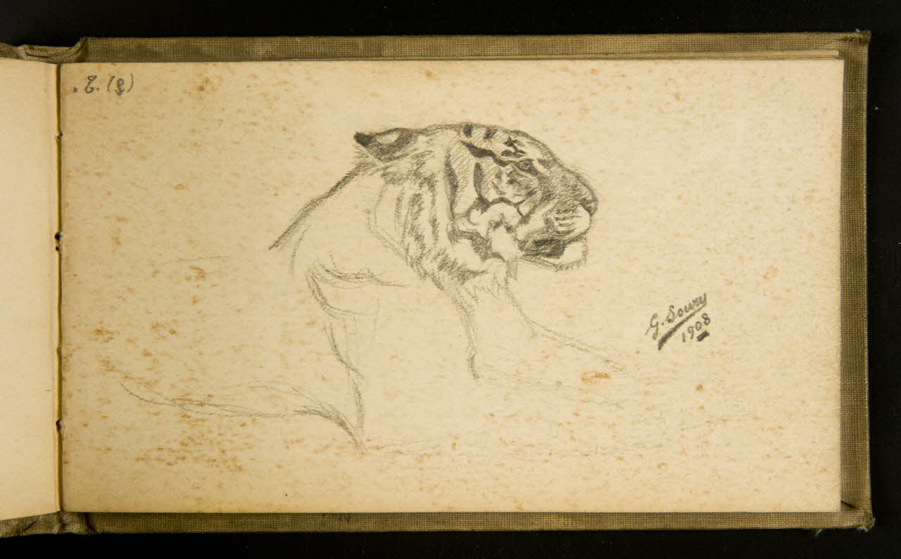 Gustave Soury carnet de dessins carnet de dessins Paris 1908 1967.116.929.30 Photo