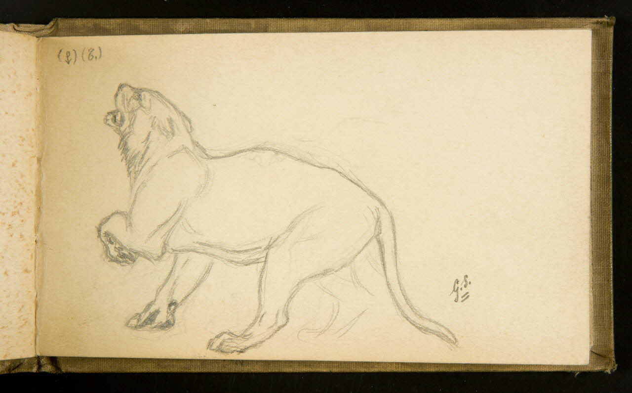 Gustave Soury carnet de dessins carnet de dessins Paris 1908 1967.116.929.38 Photo