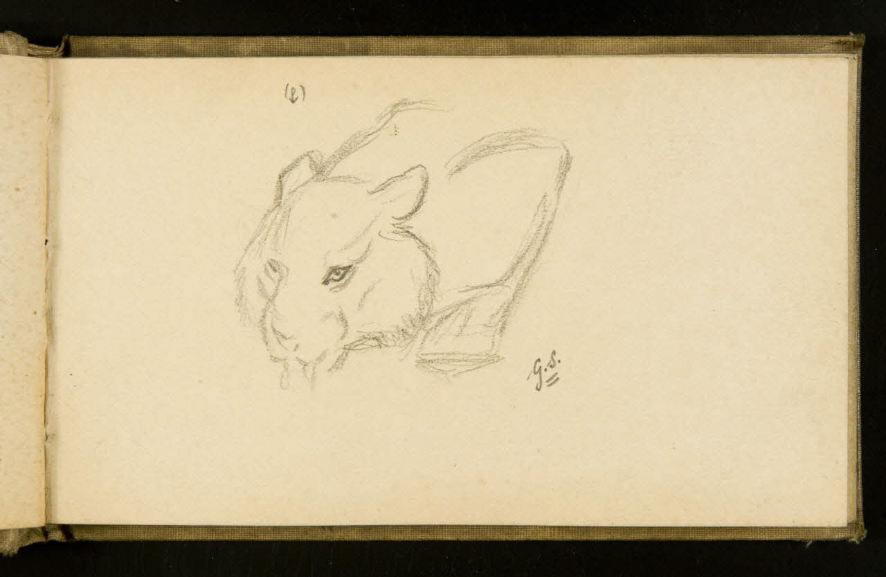 Gustave Soury carnet de dessins carnet de dessins Paris 1908 1967.116.929.9 Photo