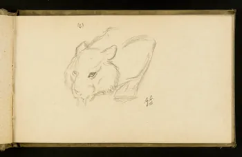 Gustave Soury carnet de dessins carnet de dessins Paris 1908 1967.116.929.9  Photo