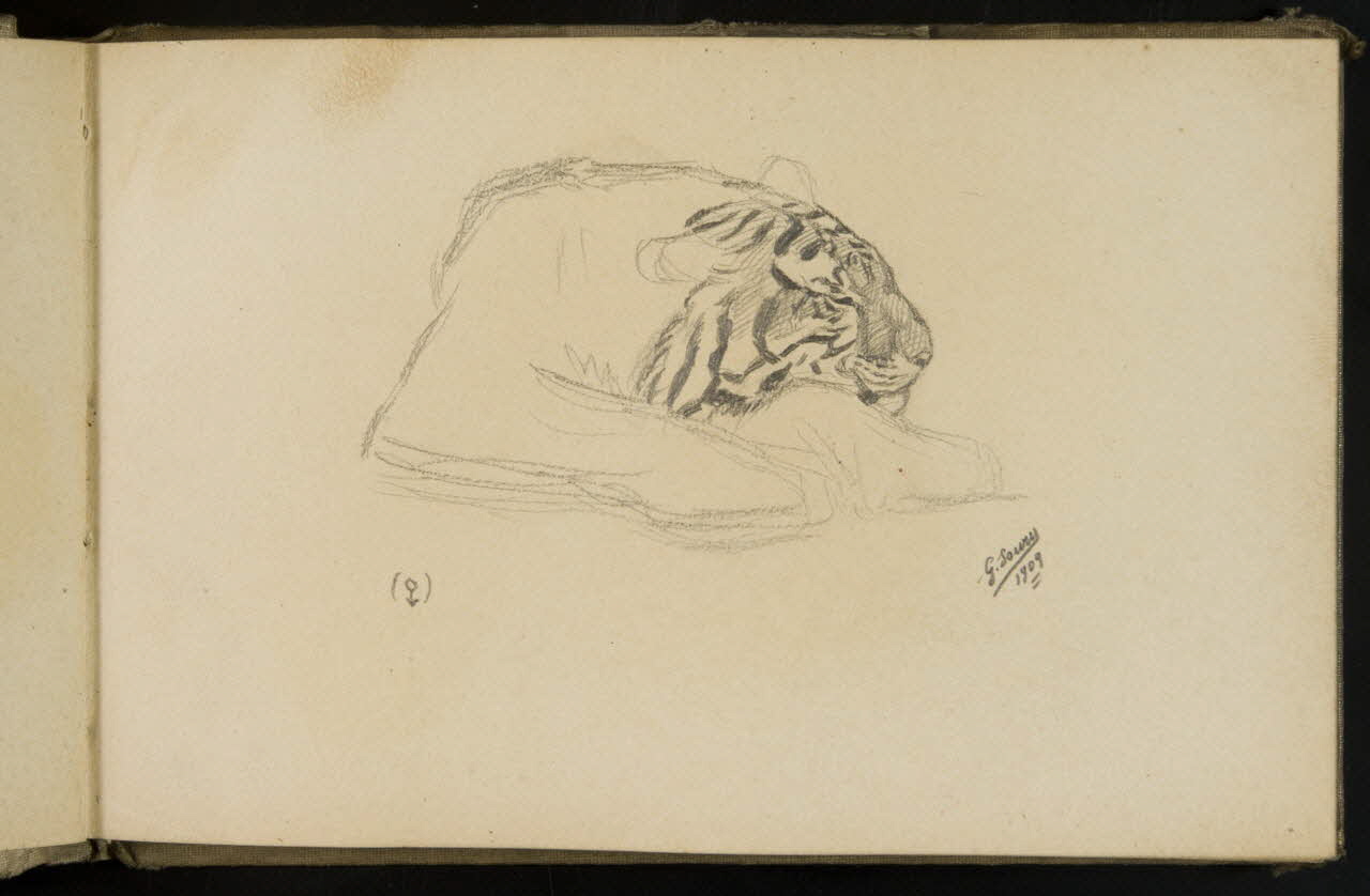 Gustave Soury carnet de dessins carnet de dessins Paris 1909 1967.116.931.17 Photo