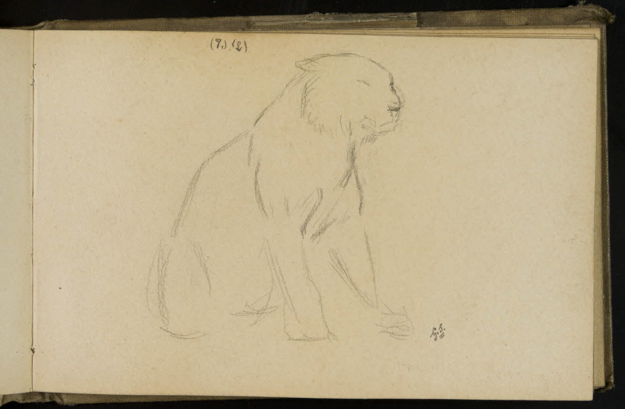 Gustave Soury carnet de dessins carnet de dessins Paris 1909 1967.116.931.25 Photo