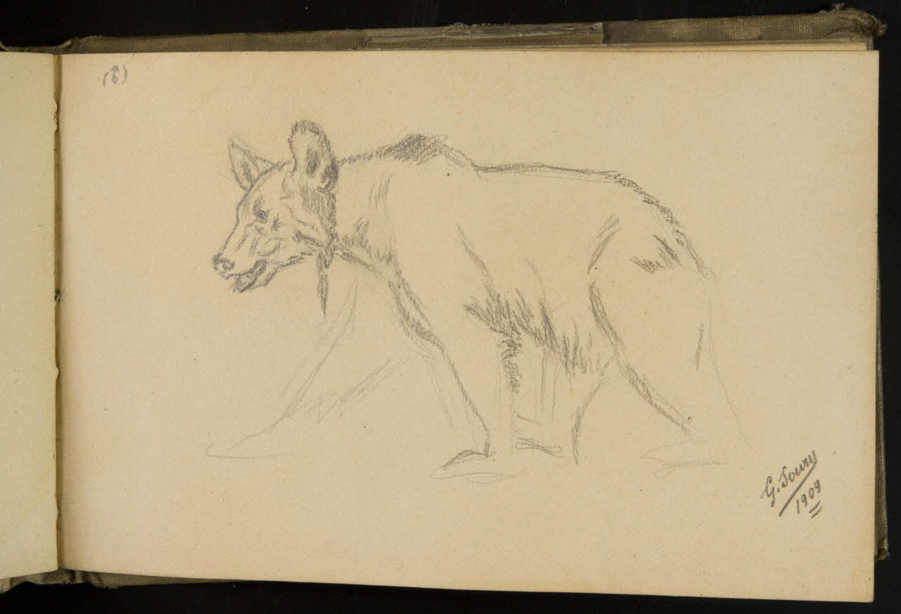 Gustave Soury carnet de dessins carnet de dessins Paris 1909 1967.116.931.30 Photo