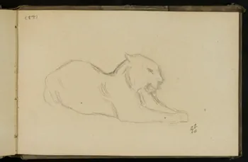 Gustave Soury carnet de dessins carnet de dessins Paris 1909 1967.116.931.37  Photo