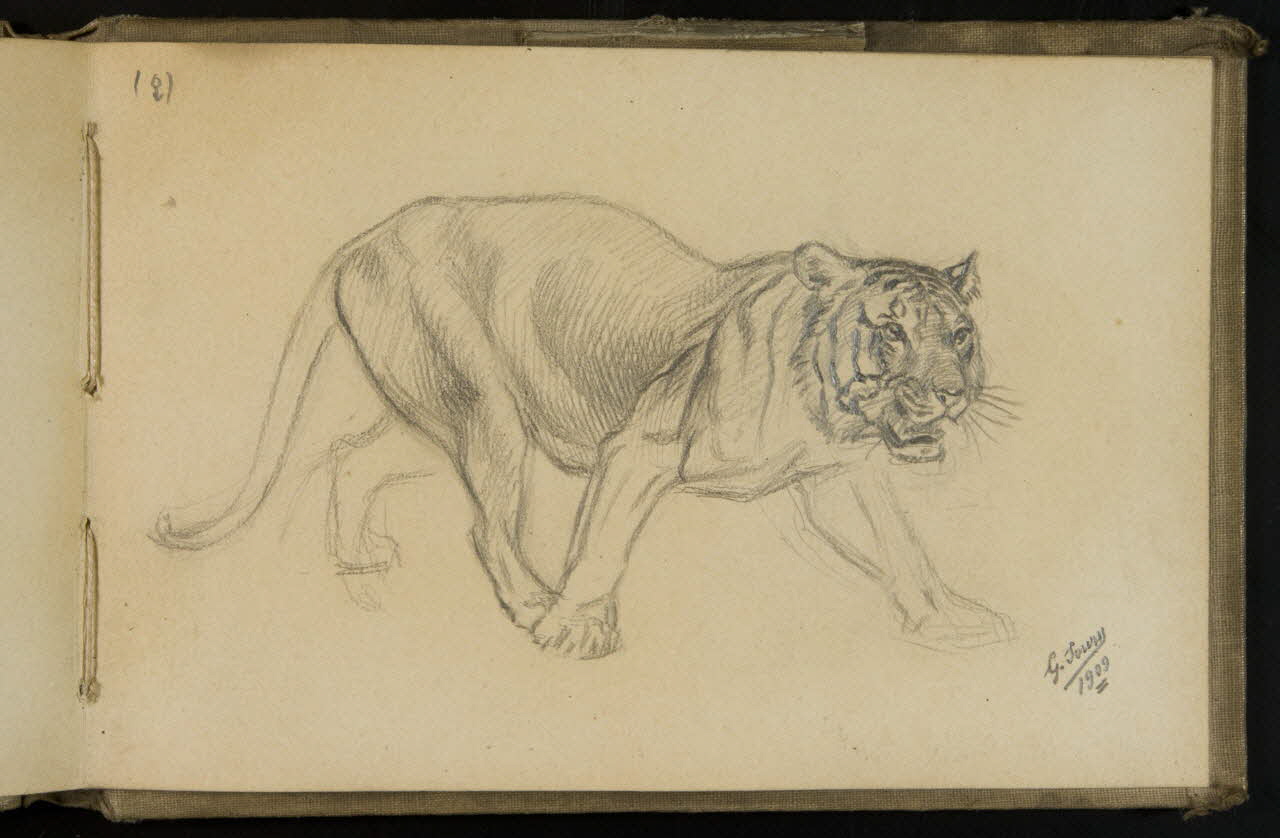 Gustave Soury carnet de dessins carnet de dessins Paris 1909 1967.116.931.45 Photo