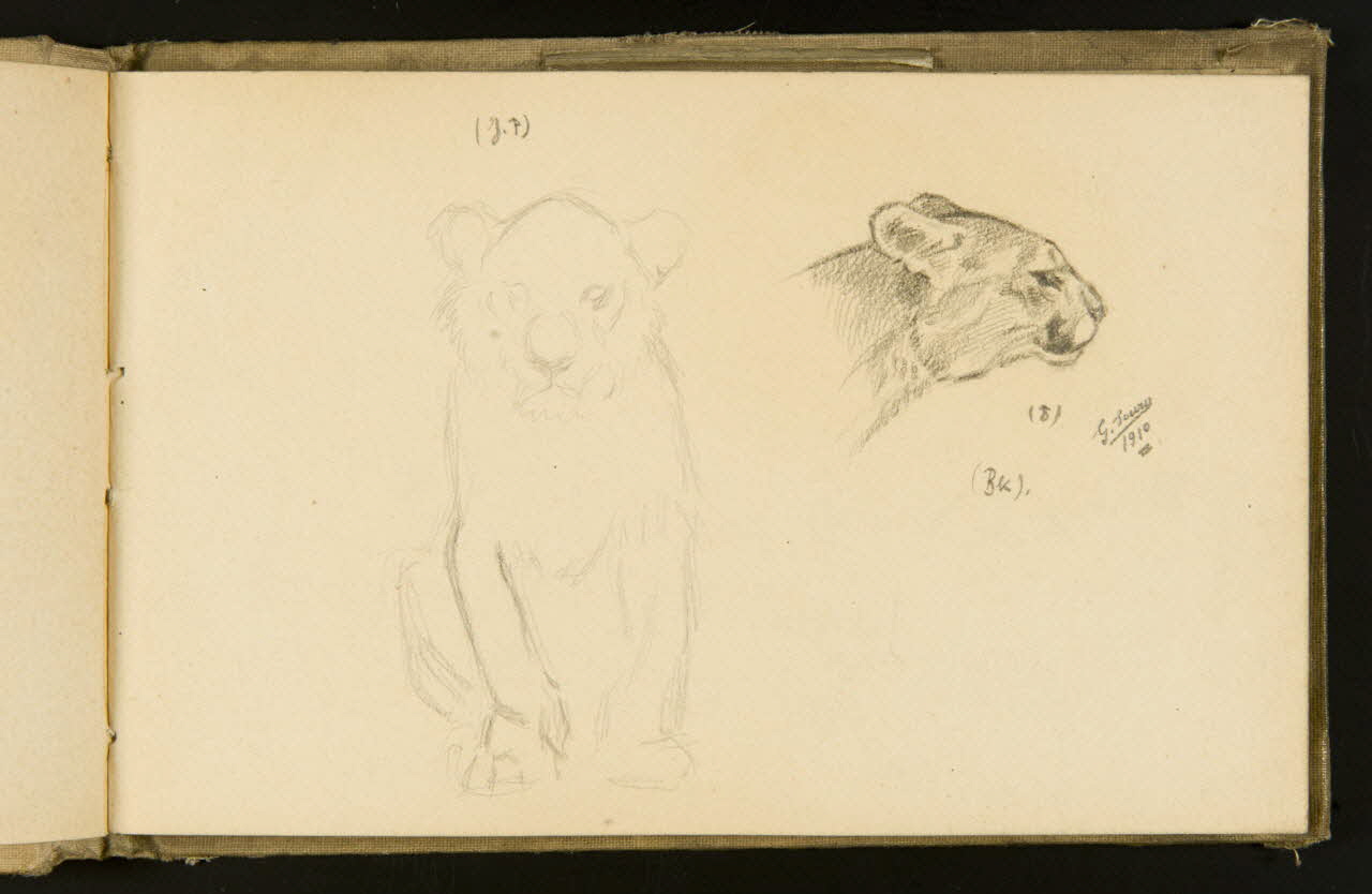 Gustave Soury carnet de dessins carnet de dessins Paris 1910 1967.116.932.11 Photo