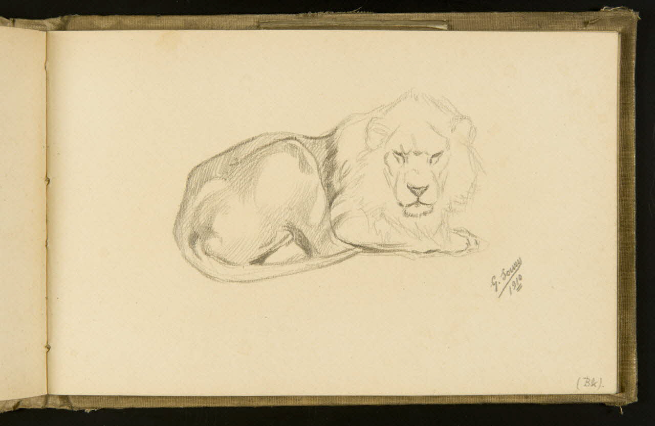 Gustave Soury carnet de dessins carnet de dessins Paris 1910 1967.116.932.31 Photo