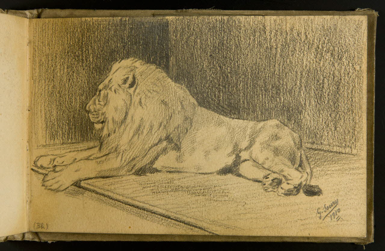 Gustave Soury carnet de dessins carnet de dessins Paris 1910 1967.116.932.36 Photo