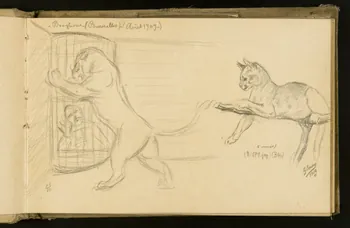 Gustave Soury carnet de dessins carnet de dessins Paris 1909 1967.116.932.4  Photo