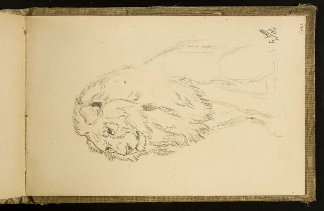Gustave Soury carnet de dessins carnet de dessins Paris 1910 1967.116.932.42 Photo