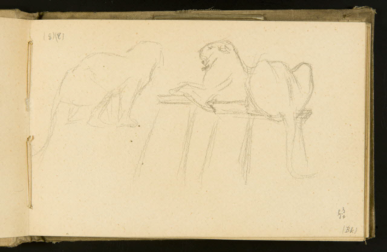 Gustave Soury carnet de dessins carnet de dessins Paris 1910 1967.116.932.5 Photo