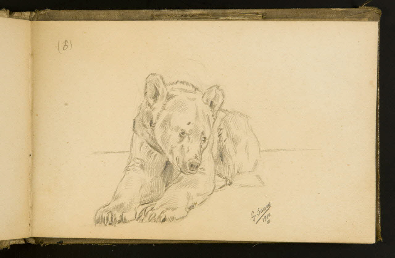 Gustave Soury carnet de dessins carnet de dessins Paris 1910 1967.116.933.18 Photo
