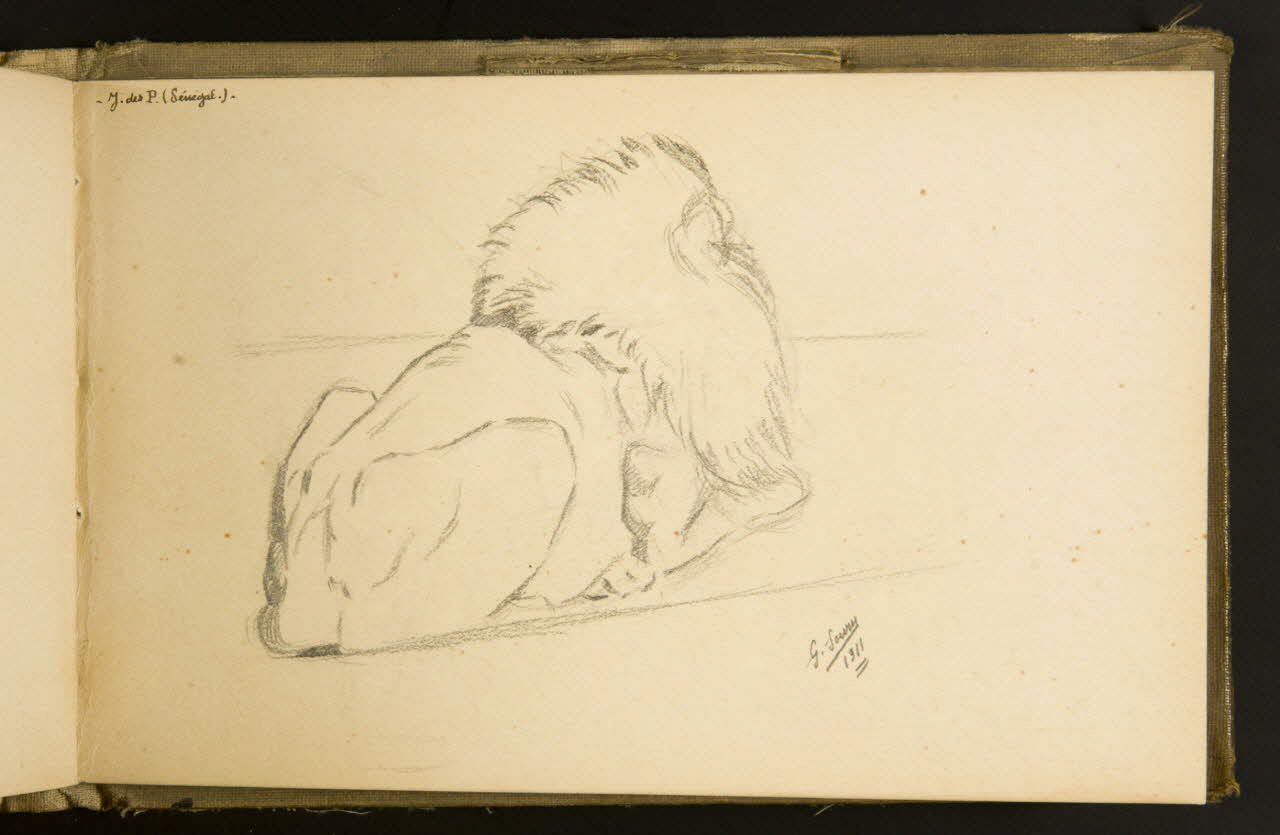 Gustave Soury carnet de dessins carnet de dessins Paris 1911 1967.116.933.39 Photo