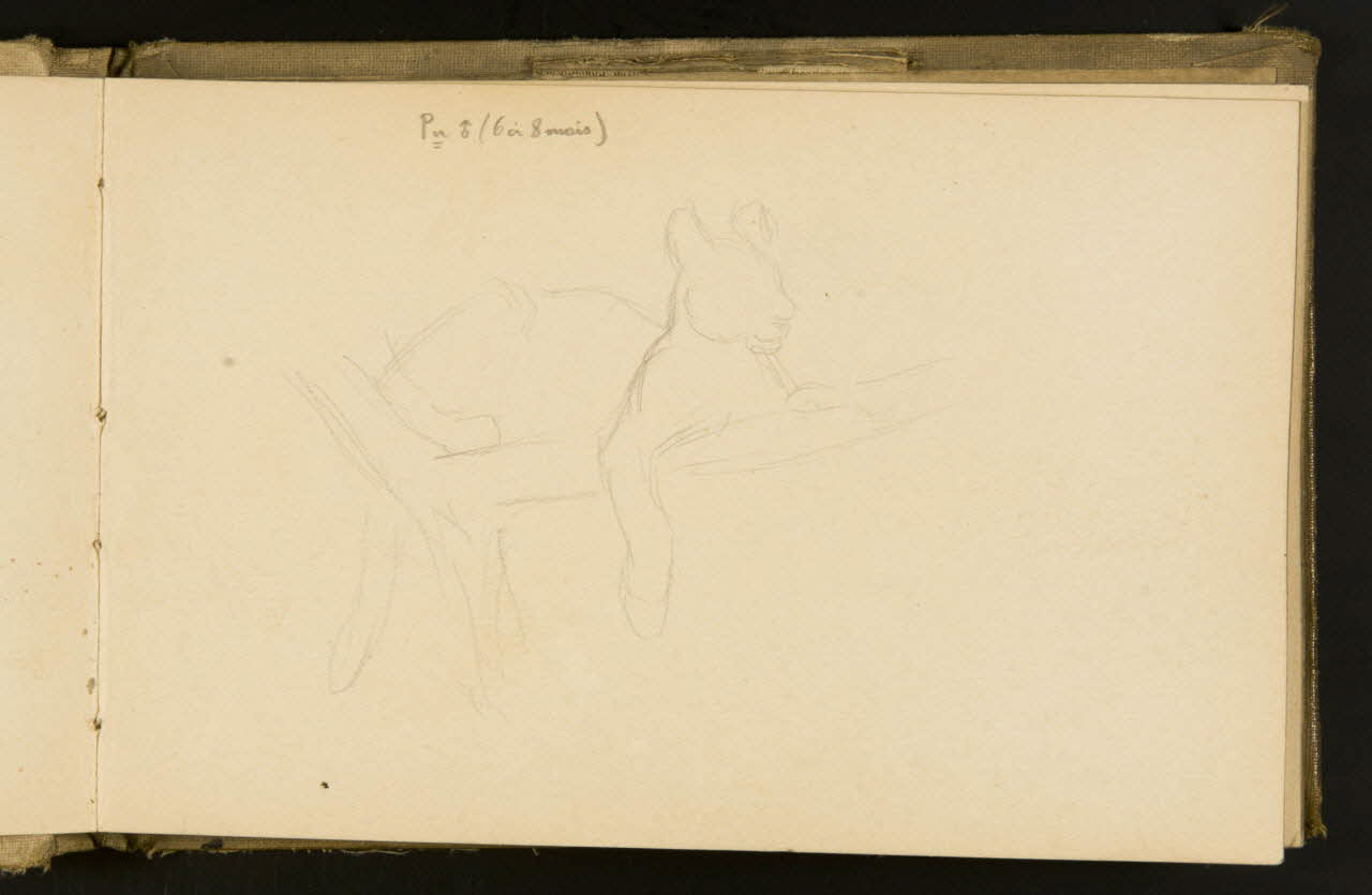 Gustave Soury carnet de dessins carnet de dessins Paris 1910 1967.116.933.4 Photo