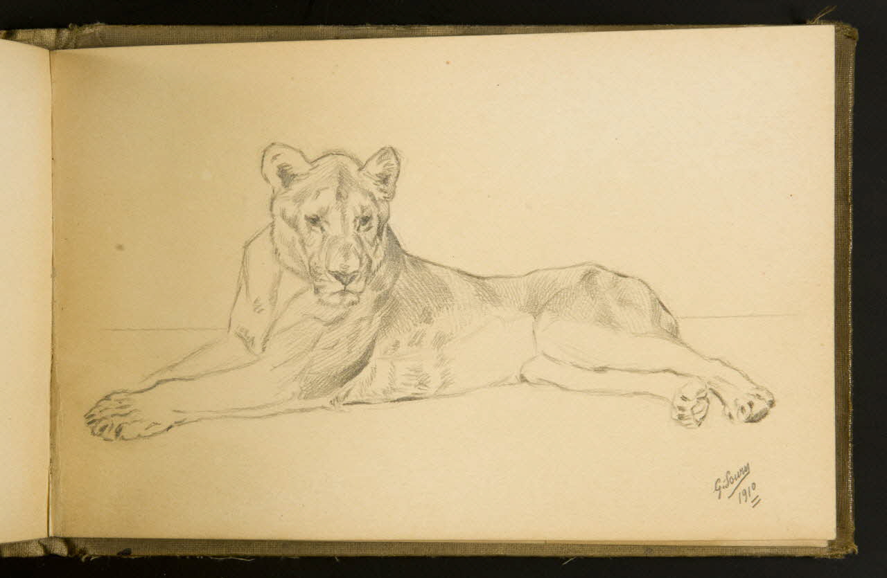 Gustave Soury carnet de dessins carnet de dessins Paris 1910 1967.116.933.40 Photo