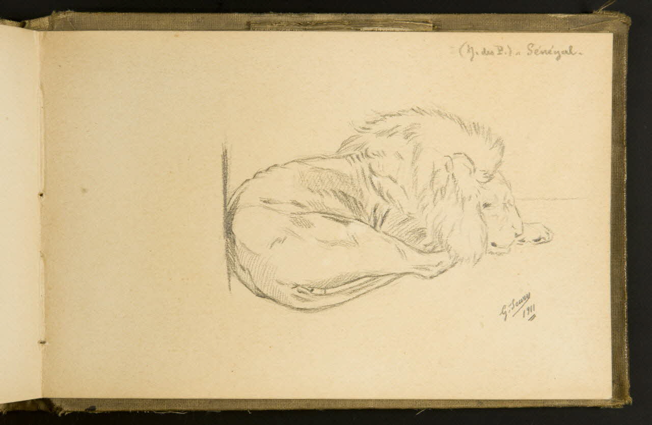Gustave Soury carnet de dessins carnet de dessins Paris 1910 1967.116.933.46 Photo