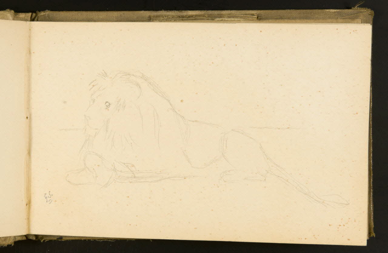 Gustave Soury carnet de dessins carnet de dessins Paris 1910 1967.116.933.8 Photo