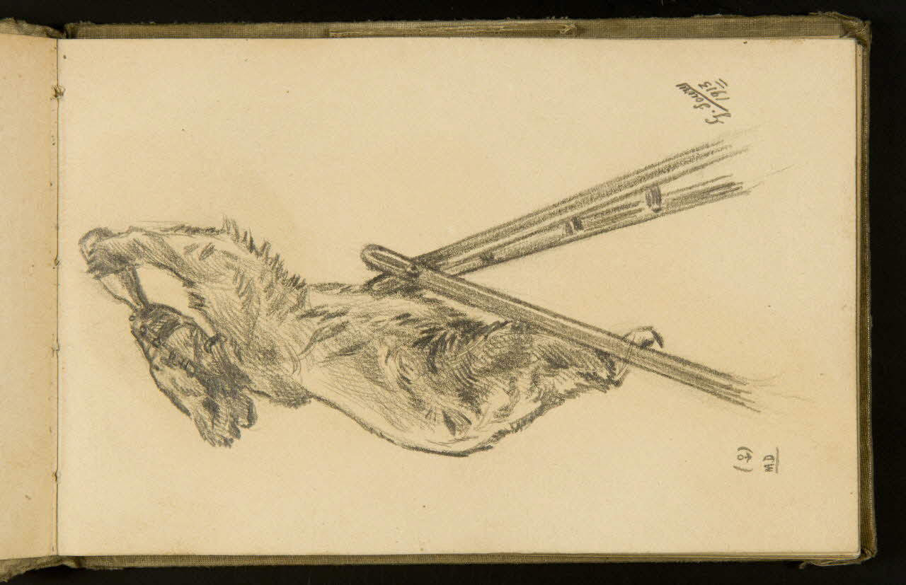 Gustave Soury carnet de dessins carnet de dessins Paris 1912 1967.116.935.11 Photo