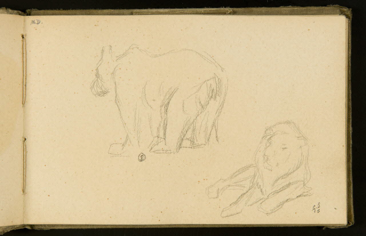 Gustave Soury carnet de dessins carnet de dessins Paris 1912 1967.116.935.12 Photo