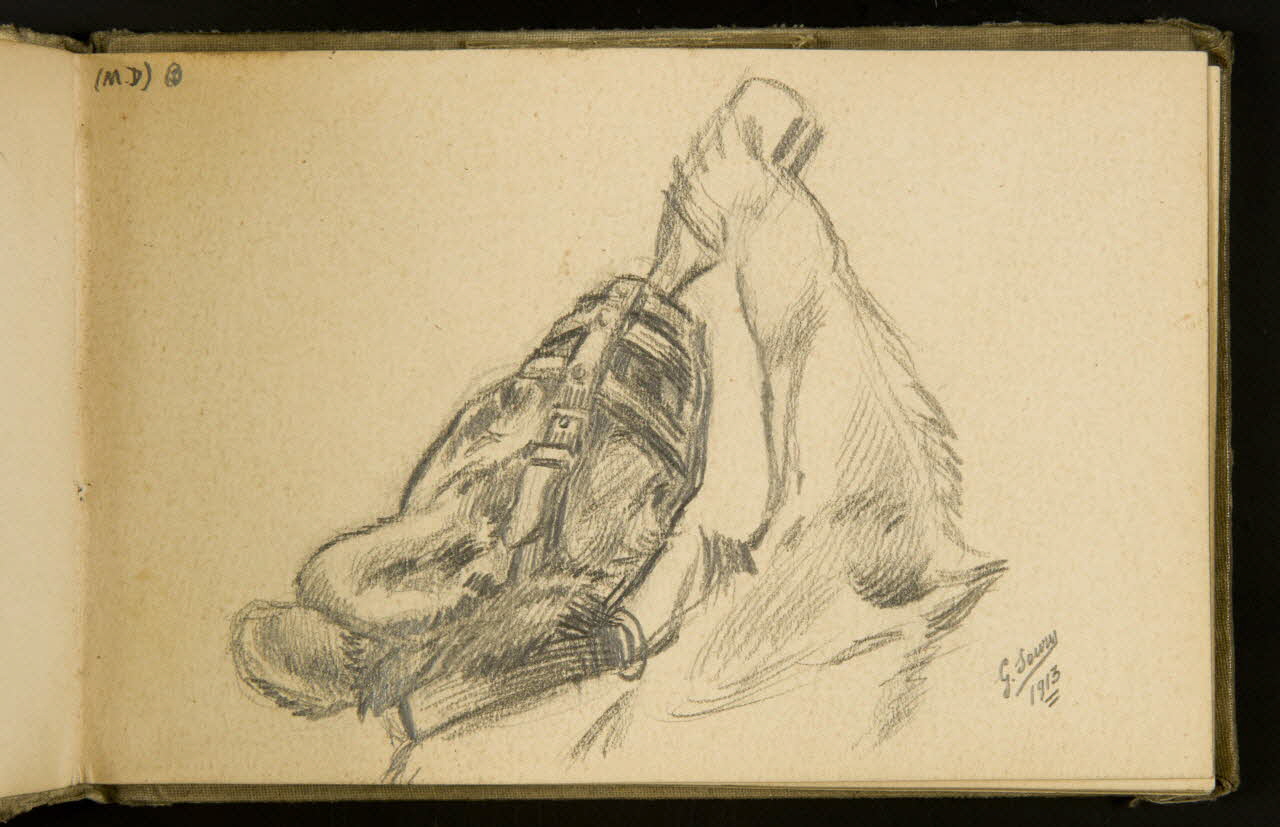 Gustave Soury carnet de dessins carnet de dessins Paris 1912 1967.116.935.15 Photo