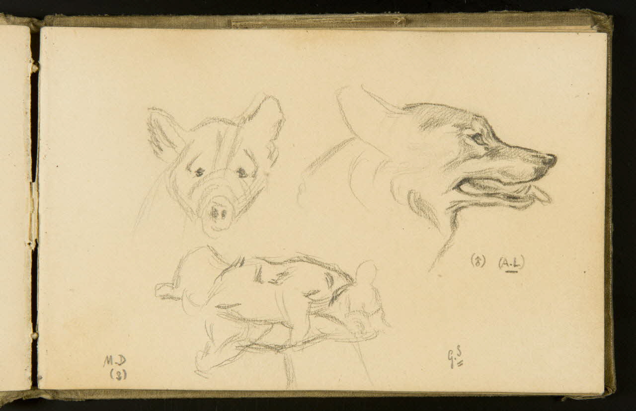 Gustave Soury carnet de dessins carnet de dessins Paris 1912 1967.116.935.17 Photo