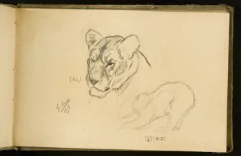 Gustave Soury carnet de dessins carnet de dessins Paris 1912 1967.116.935.25 Photo