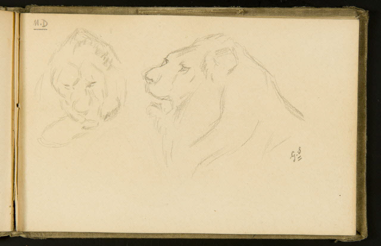 Gustave Soury carnet de dessins carnet de dessins Paris 1912 1967.116.935.27  Photo