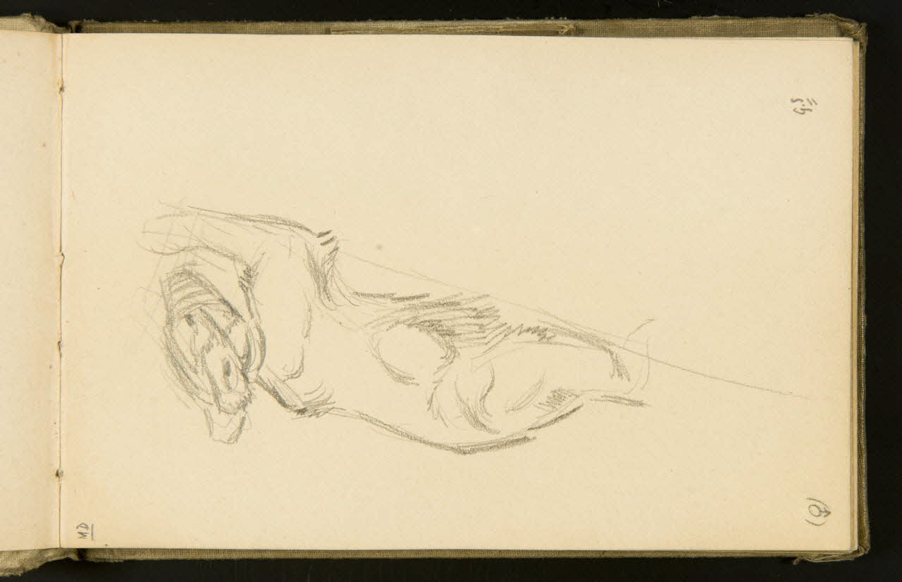 Gustave Soury carnet de dessins carnet de dessins Paris 1912 1967.116.935.3 Photo