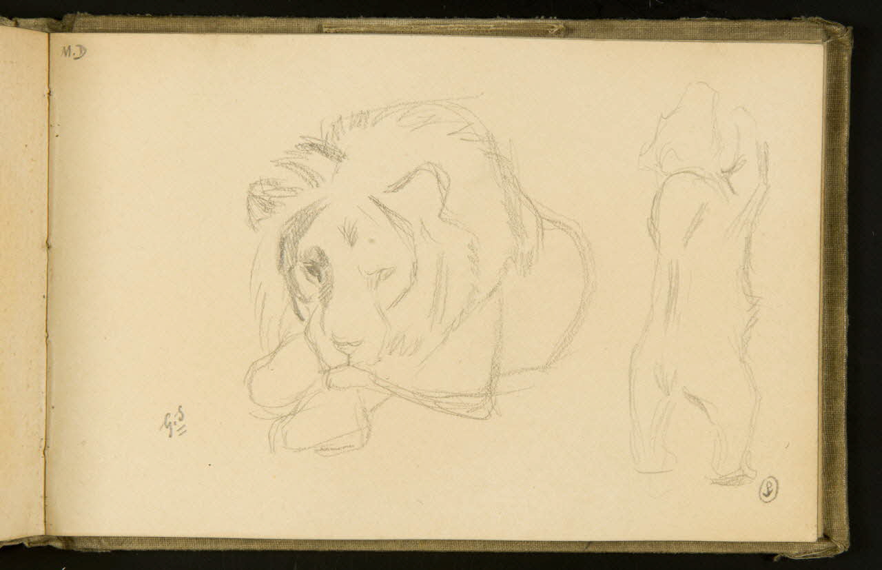 Gustave Soury carnet de dessins carnet de dessins Paris 1912 1967.116.935.30 Photo