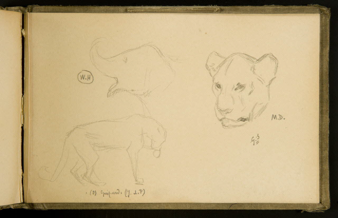 Gustave Soury carnet de dessins carnet de dessins Paris 1912 1967.116.935.35 Photo