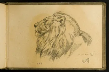 Gustave Soury carnet de dessins carnet de dessins Paris 1912 1967.116.935.38 Photo