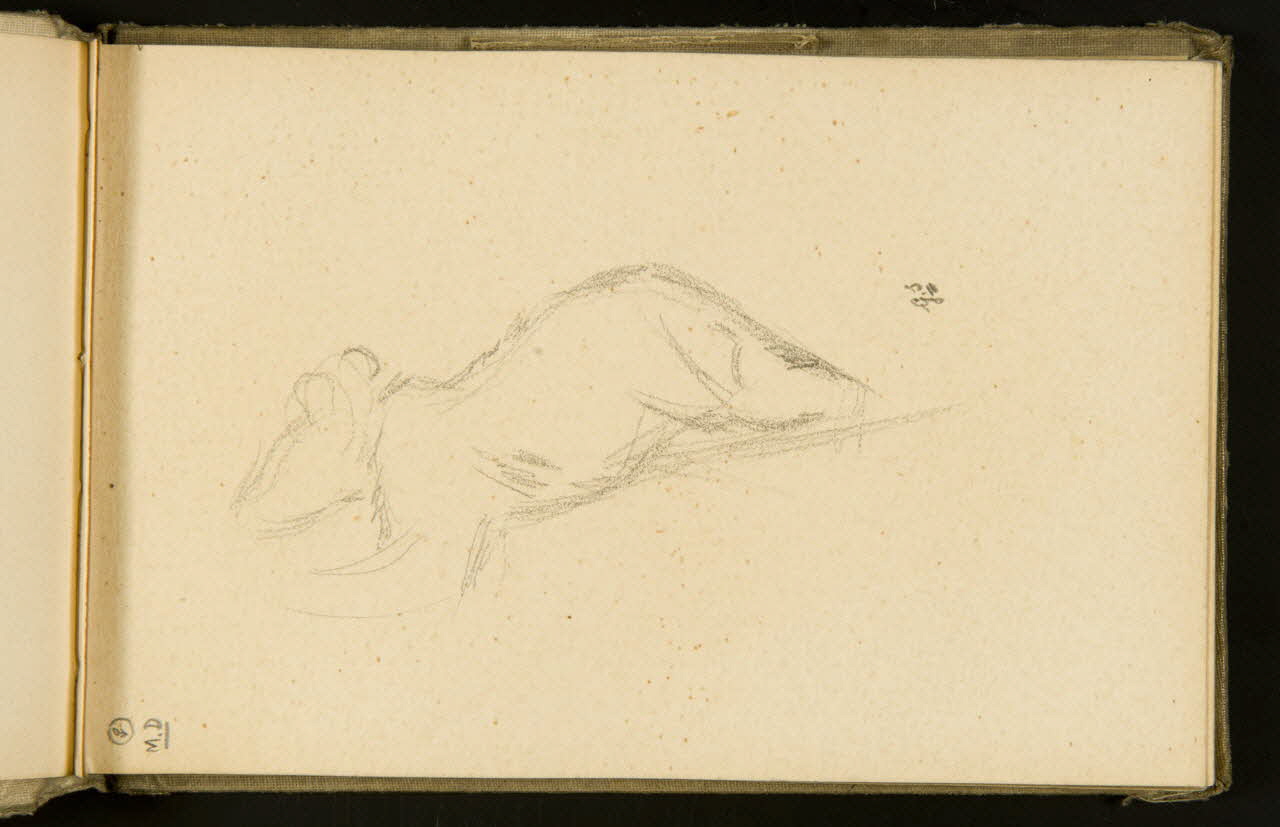 Gustave Soury carnet de dessins carnet de dessins Paris 1912 1967.116.935.6 Photo