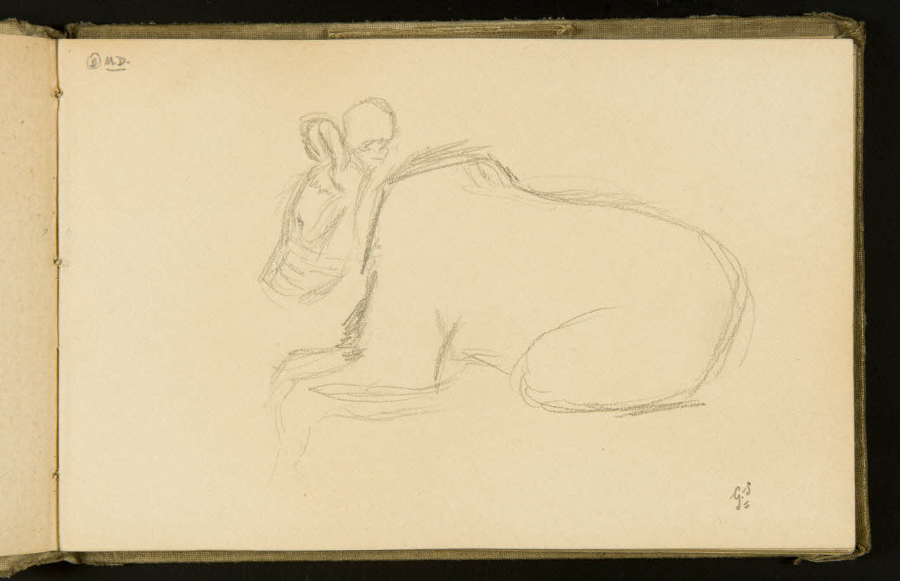 Gustave Soury carnet de dessins carnet de dessins Paris 1912 1967.116.935.9 Photo