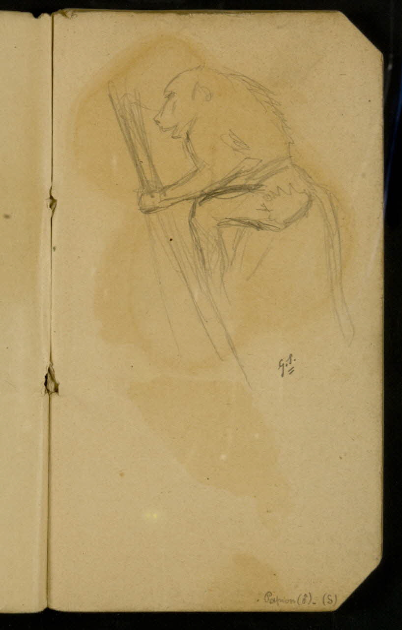 Gustave Soury carnet de dessins carnet de dessins Paris 1913 1967.116.936.3  Photo