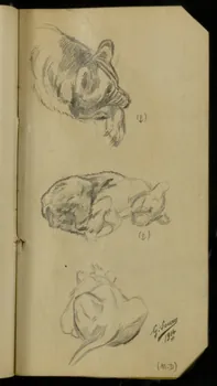 Gustave Soury carnet de dessins carnet de dessins Paris 1914 1967.116.936.35 Photo