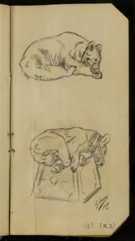 Gustave Soury carnet de dessins carnet de dessins Paris 1914 1967.116.936.38 Photo