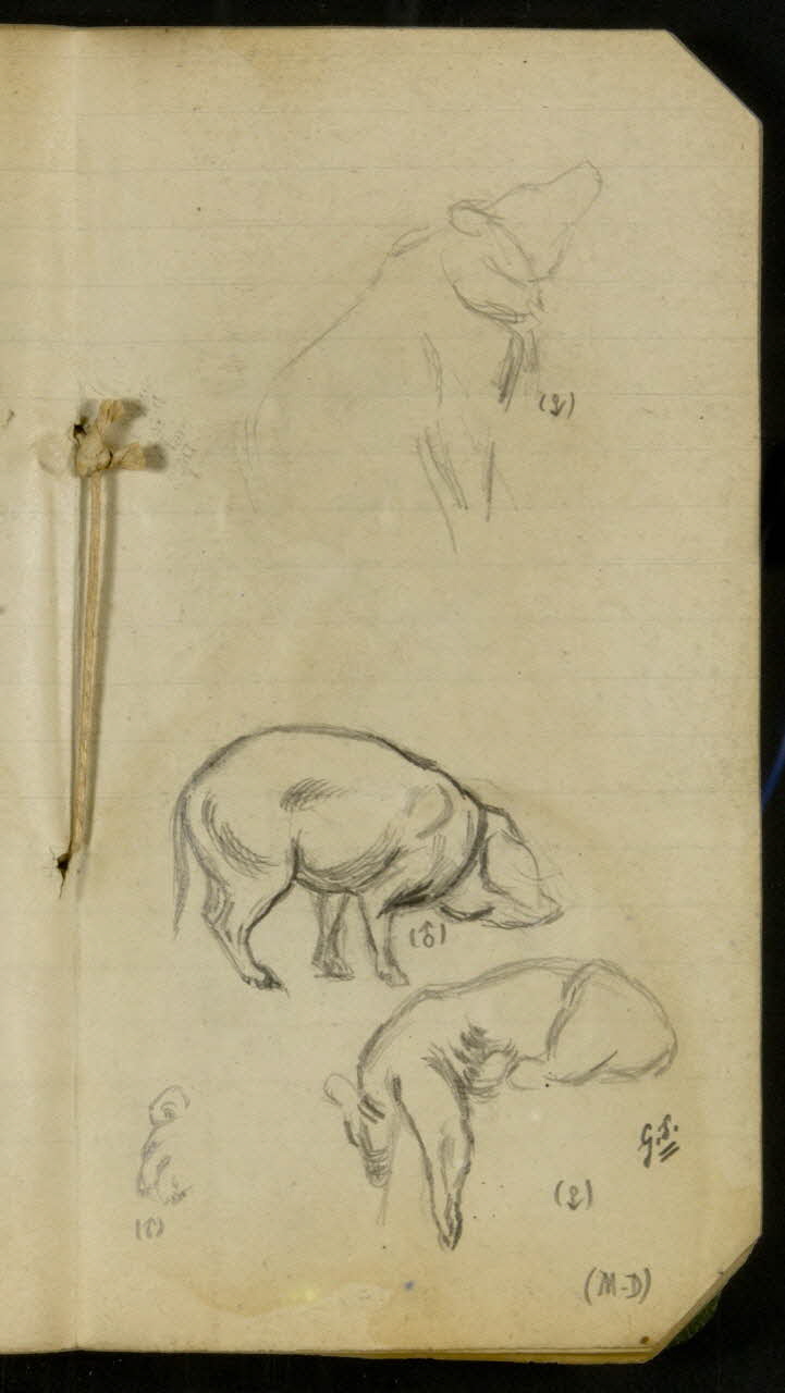 Gustave Soury carnet de dessins carnet de dessins Paris 1913 1967.116.936.41  Photo