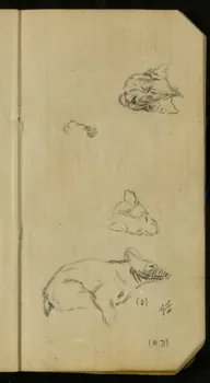 Gustave Soury carnet de dessins carnet de dessins Paris 1913 1967.116.936.44 Photo