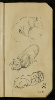 Gustave Soury carnet de dessins carnet de dessins Paris 1914 1967.116.936.45 Photo