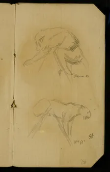 Gustave Soury carnet de dessins carnet de dessins Paris 1913 1967.116.936.5 Photo