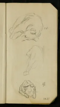 Gustave Soury carnet de dessins carnet de dessins Paris 1913 1967.116.936.55 Photo